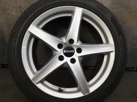 Ronal Alloy Rims Winter Tyres 245/45 R 18 Hankook 2016 2018 5,6-4,7mm 8J ET35 5x114,3 KBA 45732