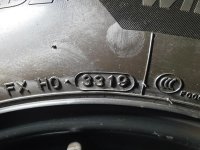 VW Tiguan 2 5NA Allspace Steel Rims Winter Tyres 215/65 R 17 Hankook 2019 6,7-5,9mm 6,5J ET38 5QF601027_/G 5x112
