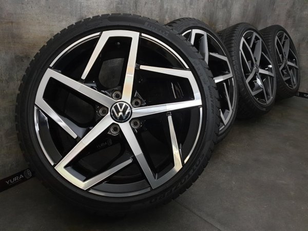VW Golf 8 5H R GTI GTD Dallas Alloy Rims Winter Tyres 225/40 R 18 Pirelli 2019 7,4mm 7,5J ET51 5H0601025G 5x112