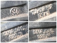 VW Tiguan 2 5NA Allspace Auckland Alufelgen Sommerreifen 235/50 R 19 RDKS Seal Hankook 2019 6,3-5,1mm 7J ET43 5NA601025F 5x112 anthrazit