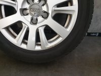 Genuine OEM Audi A6 S6 C6 4F Alloy Rims Winter Tyres 205/55 R 16 Hankook 2017 3,8-3,5mm 7J ET42 4F0601025CF 5x112