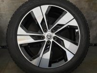 Genuine OEM Volvo V60 5-Spoke Black Diamond Cut 1089 Alloy Rims Winter Tyres 215/55 R 18 99% 2020 Nokian 7,5J ET50,5 31680199 5x108