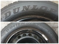 Genuine OEM VW Golf 5 6 1K 1KM Variant Steel Rims Winter Tyres 195/65 R 15 Continental Dunlop 2017 2018 6J ET47 1K0601027T 5x112