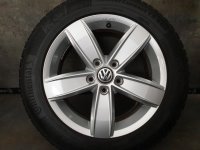 Genuine OEM VW Passat B7 3C B8 3G Corvara Alloy Rims Winter Tyres 205/55 R 16 Continental 2018 99% 6,5J ET42 3G0071496A 5x112