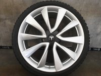 Original Tesla Model 3 Alufelgen Winterreifen 235/35 R 20 RDKS NEU Pirelli 2019 8,5J ET35 1044227-00-D 5x120