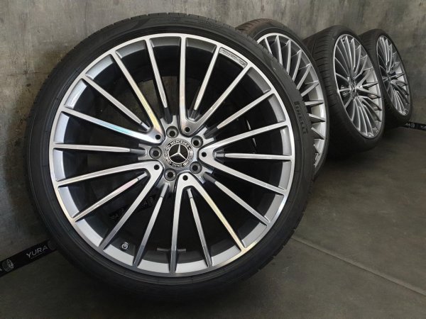 Genuine OEM Mercedes S Klasse W223 AMG Vielspeichen Alloy Rims Summer Tyres 255/35 R 21 285/30 R 21 TPMS 2021 Pirelli 9J ET34 10J ET48 A2234011700 A2234011800 5x112