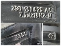 Original VW Polo AW 2G GTI Brescia Alufelgen Winterreifen 215/40 R 18 99% Goodyear 2019 2020 7,5J 2G0601025AC ET51 5x100