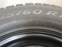 Genuine OEM VW T-Roc 2GA A1 Steel Rims Winter Tyres 215/60 R 16 Pirelli 2018 6,4-5,4mm 6J ET43 5Q0601027AM/BM 5x112
