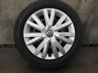 1x Genuine OEM VW Golf 7 5G Variant Sportsvan Steel Rim Winter Tyres 205/55 R 16 Continental 2017 5,3mm 6J ET48 5Q0601027BG 5x112