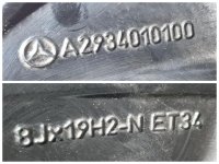 Genuine OEM Mercedes EQC C293 N293 Alloy Rims Winter Tyres 235/55 R 19 TPMS Bridgestone 2021 2022 8J ET34 A2934010100 5x112