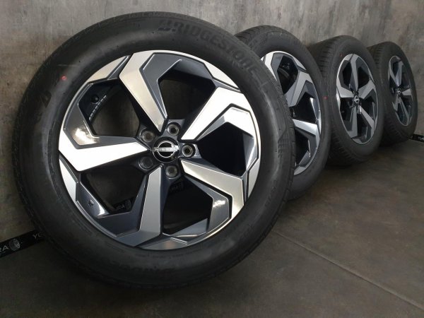 Genuine OEM Nissan Qashqai 3 Acenta Alloy Rims Summer Tyres 235/55 R 18 2023 Bridgestone 7,5J ET45 6UA8A 5x114,3