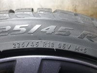 Skoda Octavia NX 4 RS Perseus Alufelgen Winterreifen 225/45 R 18 Pirelli  NEU 7,5 ET48 5E3601025H ANTHRAZIT 5x112
