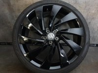 Original VW Arteon 3G Rosario Alufelgen Sommerreifen 245/35 R 20 Seal Pirelli 2019 8J ET40 3G8601025D 5x112 Schwarz