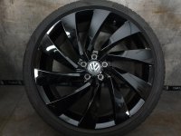 Genuine OEM VW Arteon 3G Rosario Alloy Rims Summer Tyres 245/35 R 20 Seal Pirelli 2019 8J ET40 3G8601025D 5x112 Black