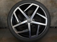 Genuine OEM VW Golf 8 5H R GTI GTD Dallas Alloy Rims Winter Tyres 225/40 R 18 NEW 2022 Hankook 7,5J ET51 5H0601025G 5x112