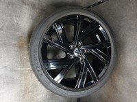 Genuine OEM VW Golf 8 5H R GTI GTD Bergamo Alloy Rims Summer Tyres 225/40 R 18 2021 Goodyear Bridgestone 6,9-4,7mm 7,5J ET51 5H0601025AE 5x112 Black
