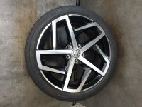 Genuine OEM VW Golf 8 5H R GTI GTD Dallas Alloy Rims Summer Tyres 225/40 R 18 Bridgestone 2019 7,5J ET51 5H0601025G 5x112