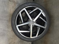 Genuine OEM VW Golf 8 5H R GTI GTD Dallas Alloy Rims Summer Tyres 225/40 R 18 Bridgestone 2019 7,5J ET51 5H0601025G 5x112