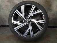 Original VW Golf 8 5H R GTI GTD Bergamo Alufelgen Sommerreifen 225/40 R 18 Bridgestone 2020 2022 7,5J ET51 5H0601025M 5x112