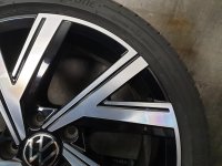 Original VW Golf 8 5H R GTI GTD Bergamo Alufelgen Sommerreifen 225/40 R 18 Bridgestone 2020 2022 7,5J ET51 5H0601025M 5x112