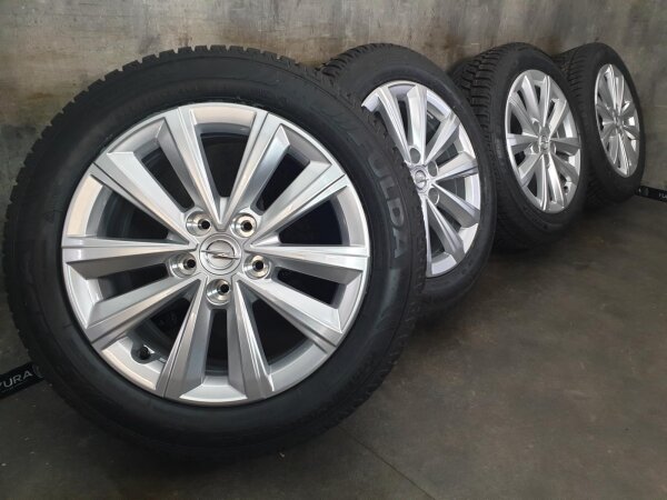 Original Opel Astra L Alufelgen Winterreifen 205/55 R 16 NEU Fulda 2021 7J ET44 9843281280 5x105