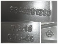 Original Opel Astra L Alufelgen Winterreifen 205/55 R 16 NEU Fulda 2021 7J ET44 9843281280 5x105
