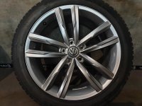 Original VW Passat B8 3G Variant Dartford Alufelgen Winterreifen 235/45 R 18 2023 NEU Hankook 8J ET44 3G0601025K 5x112 grau