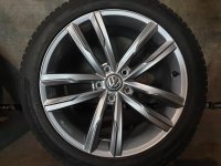 Original VW Passat B8 3G Variant Dartford Alufelgen Winterreifen 235/45 R 18 2023 NEU Hankook 8J ET44 3G0601025K 5x112 grau