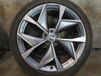 Original Skoda Enyaq iV 80 80x 85 85x RS Coupe Elroq 85 Sportline RS Vision Aero Alufelgen Winterreifen 235/45 R 21 255/40 R 21 Continental 2021 2022 8,5J ET40 9J ET42 5LA601025M 5LA601025AK 5x112 ANTHRAZIT