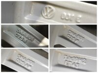 Original VW Tiguan 2 5NA Auckland Alufelgen Winterreifen 235/50 R 19 Pirelli 2023 7J ET43 5NA601025N 5x112 silber
