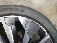 Original Skoda Elroq 85 Sportline RS Enyaq iV 80 80x 85 85x RS Coupe Supernova Alufelgen Sommerreifen 235/45 R 21 255/40 R 21 2024 Hankook 8,5J ET40 5LA601025CC 9J ET42 5LA601025CE 5x112 ANTHRAZIT GLANZ