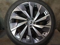 Original Skoda Elroq 85 Sportline RS Enyaq iV 80 80x 85 85x RS Coupe Supernova Alufelgen Sommerreifen 235/45 R 21 255/40 R 21 2024 Hankook 8,5J ET40 5LA601025CC 9J ET42 5LA601025CE 5x112 ANTHRAZIT GLANZ