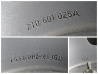 Original VW T7 Multivan Dundrod Alufelgen Sommerreifen 235/55 R 17 2024 Hankook 6,5J ET60 7T0601025A 5x120 grau