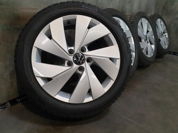 Original VW Golf 8 5H R GTI GTD Belmont Alufelgen Winterreifen 205/50 R 17 Pirelli 2019 6,5J ET46 5H0601025B 5x112