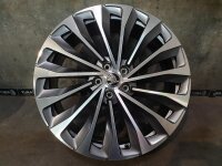 4x Original Skoda Enyaq iV 50 60 Coupe Elroq 50 60 Asterion Alufelgen 20 Zoll NEU 5LA601025BA 5LA071490D 8J ET45 5x112 ANTHRAZIT