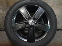 Original Skoda Octavia 3 5E Alufelgen Winterreifen 205/55...