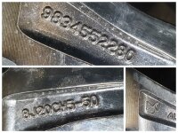 Original DS 4 DS 7 Crossback Alufelgen Sommerreifen 245/40 R 20 2022 Goodyear 8J ET50 9834552280 5x108