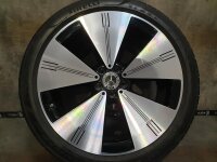 Original Mercedes EQS V297 Alufelgen Sommerreifen 265/40 R 21 RDKS Pirelli 2021 9,5J ET41,5 A2974011100 5x112
