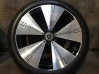 Original Mercedes EQS V297 Alufelgen Sommerreifen 265/40 R 21 RDKS Pirelli 2021 9,5J ET41,5 A2974011100 5x112
