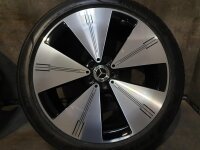 Original Mercedes EQS V297 Alufelgen Sommerreifen 265/40 R 21 RDKS Pirelli 2021 9,5J ET41,5 A2974011100 5x112