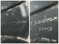 Original Mercedes EQS V297 Alufelgen Sommerreifen 265/40 R 21 RDKS Pirelli 2021 9,5J ET41,5 A2974011100 5x112
