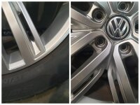 Original VW Tiguan 2 5NA Auckland Alufelgen Winterreifen 235/50 R 19 Pirelli 2019 7J ET43 5NA601025N 5x112 SILBER