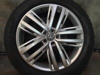 Original VW Tiguan 2 5NA Auckland Alufelgen Winterreifen 235/50 R 19 Pirelli 2019 7J ET43 5NA601025N 5x112 SILBER