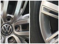 Original VW Tiguan 2 5NA Auckland Alufelgen Winterreifen 235/50 R 19 Pirelli 2019 7J ET43 5NA601025N 5x112 SILBER