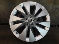 4x Original Skoda Enyaq iV 50 60 80 80x 85 85x RS Coupe Elroq 50 60 Sportline 85 Sportline RS Proteus Alufelgen 19 Zoll NEU 8J ET45 5LA071499H 5LA601025Q 5x112 SILBER