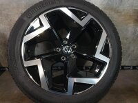 Original VW Tiguan 3 CT1 Tayron Coventry Alufelgen Winterreifen 255/45 R 19 2023 Continental 8,5J ET38 571601025E 5x112 SCHWARZ GLANZ