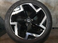 Original VW Tiguan 3 CT1 Tayron Coventry Alufelgen Winterreifen 255/45 R 19 2023 Continental 8,5J ET38 571601025E 5x112 SCHWARZ GLANZ