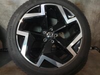 Original VW Tiguan 3 CT1 Tayron Coventry Alufelgen Winterreifen 255/45 R 19 2023 Continental 8,5J ET38 571601025E 5x112 SCHWARZ GLANZ
