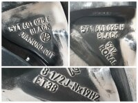 Original VW Tiguan 3 CT1 Tayron Coventry Alufelgen Winterreifen 255/45 R 19 2023 Continental 8,5J ET38 571601025E 5x112 SCHWARZ GLANZ