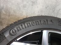 Original VW Tiguan 3 CT1 Tayron Coventry Alufelgen Winterreifen 255/45 R 19 2023 Continental 8,5J ET38 571601025E 5x112 SCHWARZ GLANZ